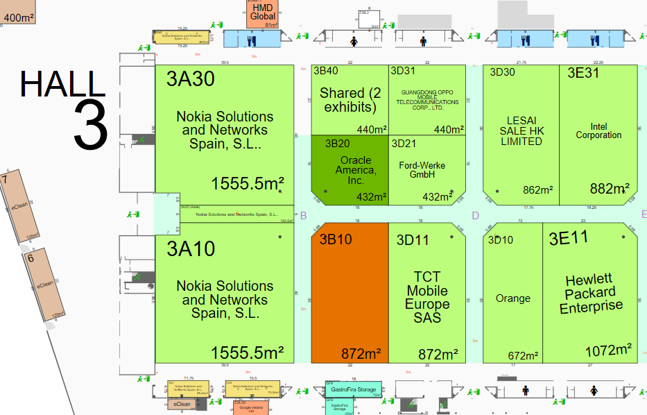 Nokia exhib space at MWC2017