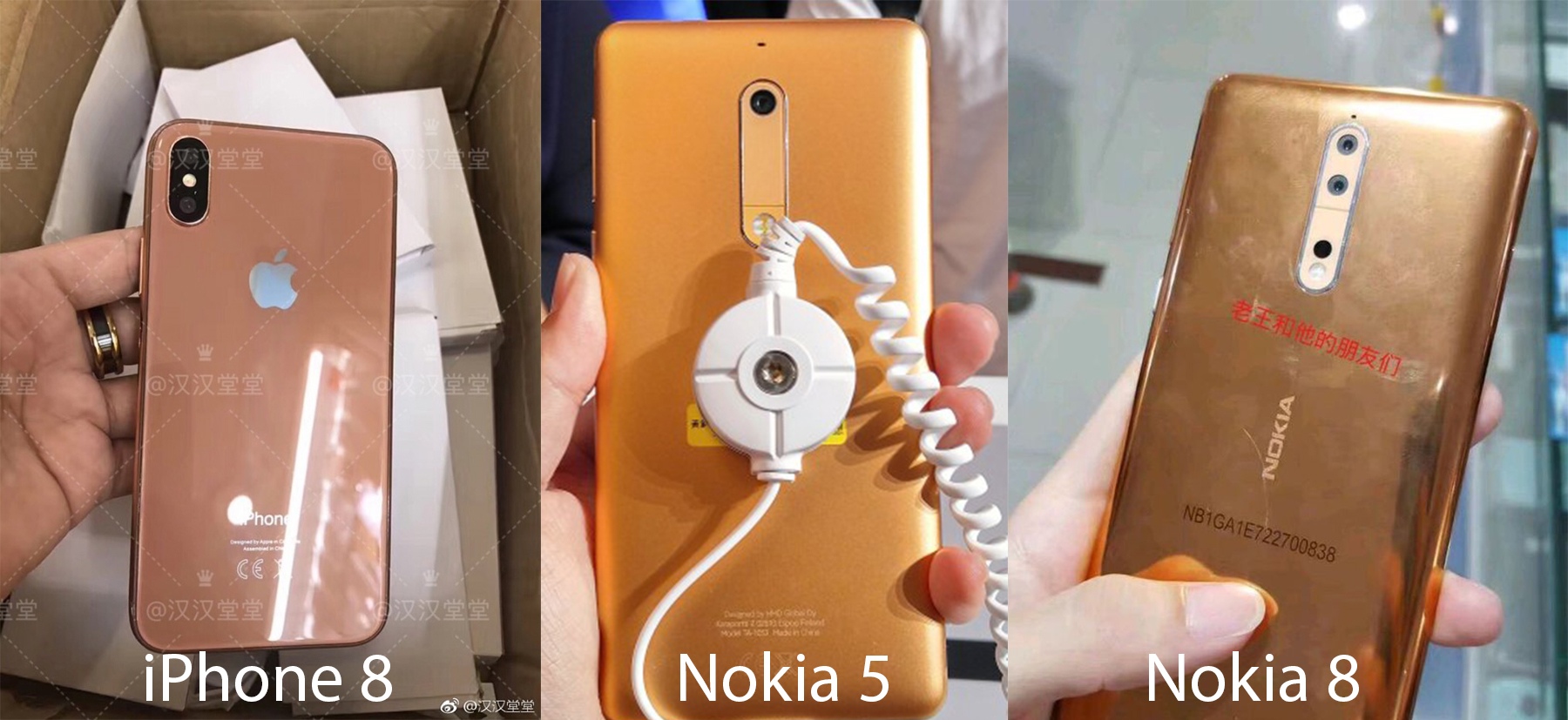 Nokia 8's goldcopper color will be the new black, confirms the latest
