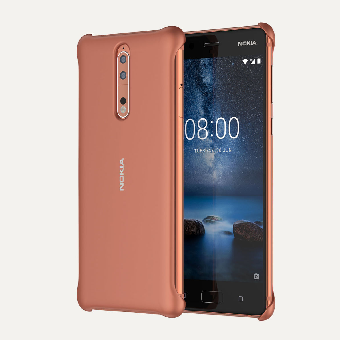 簡約好看：Nokia 8官方保護殼（CC-801）正式發布；共有銅，藍，黑色款式！ 1