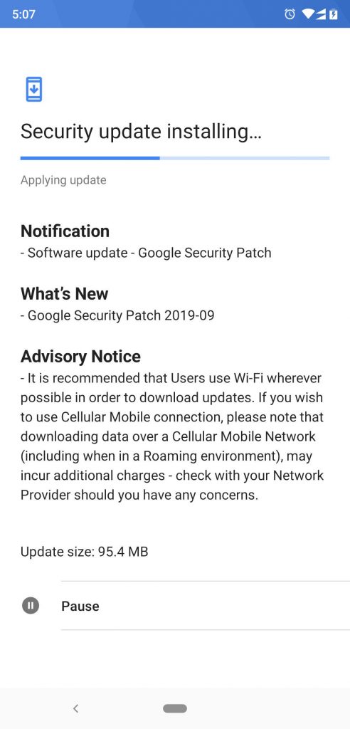 Nokia 8.1 Seotember patch Pramod