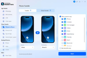 select phone transfe