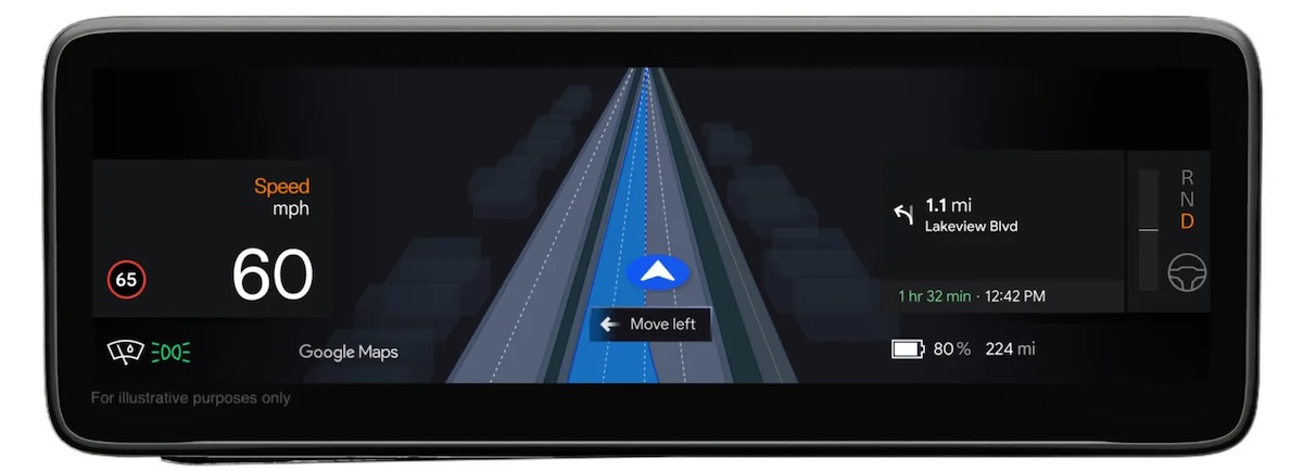 Google Maps Lane Guidance