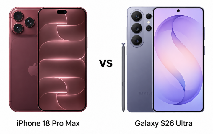 iPhone 18 Pro Max vs Galaxy S26 Ultra: